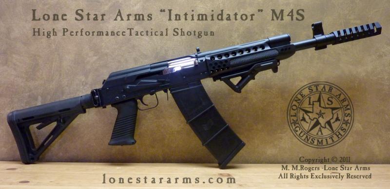 Lone Star Arms Intimidator M4S Saiga 12, right side