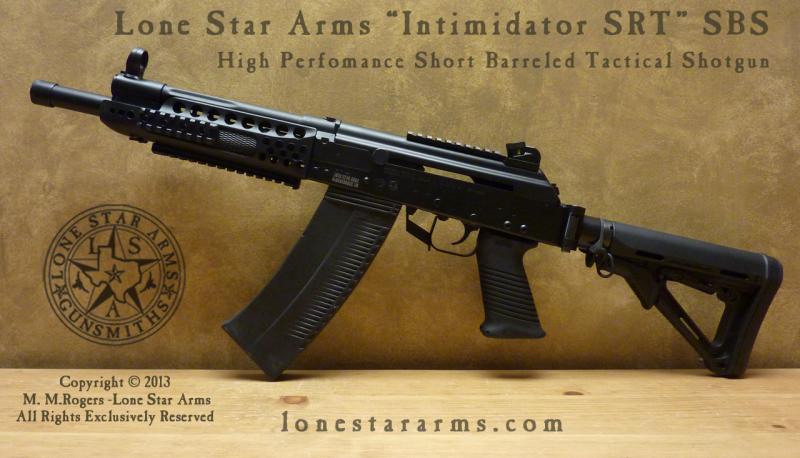 Lone Star Arms Intimidator SRT Saiga 12, left side
