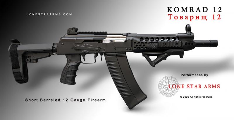 Kalashnikov USA KS-12 Komrad custom rebuild by Lone Star Arms, right side