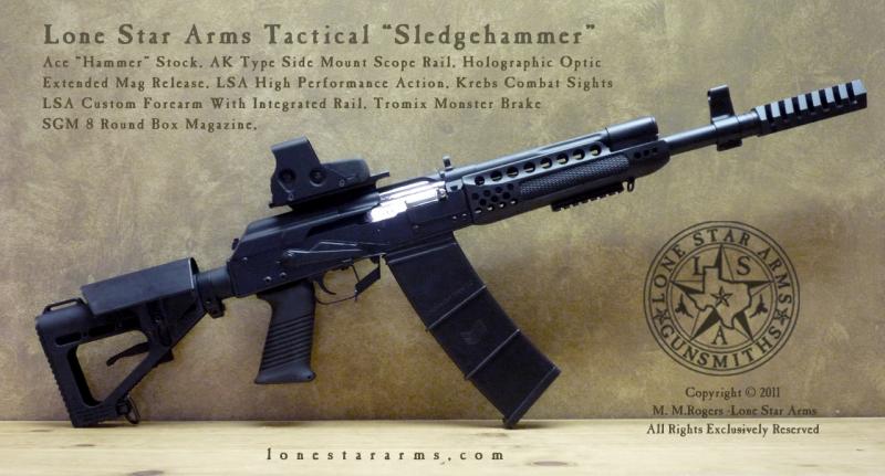 Lone Star Arms Sledgehammer Saiga 12 gallery build